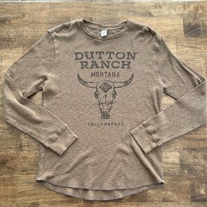 Yellowstone x Lucky Brand Crew Neck Thermal